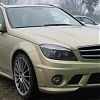 Mercedes C 63 AMG visione frontale Mercedes C 63 AMG